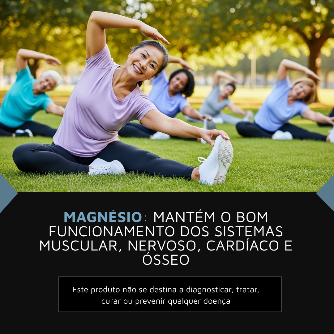 Magnésio Triplo Armstrong – Bisglicinato, Dimalato e Óxido (60 Cápsulas)