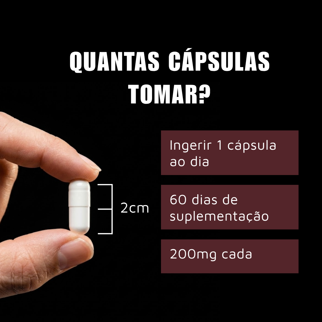 Cafeína Armstrong – 200mg (60 Cápsulas)