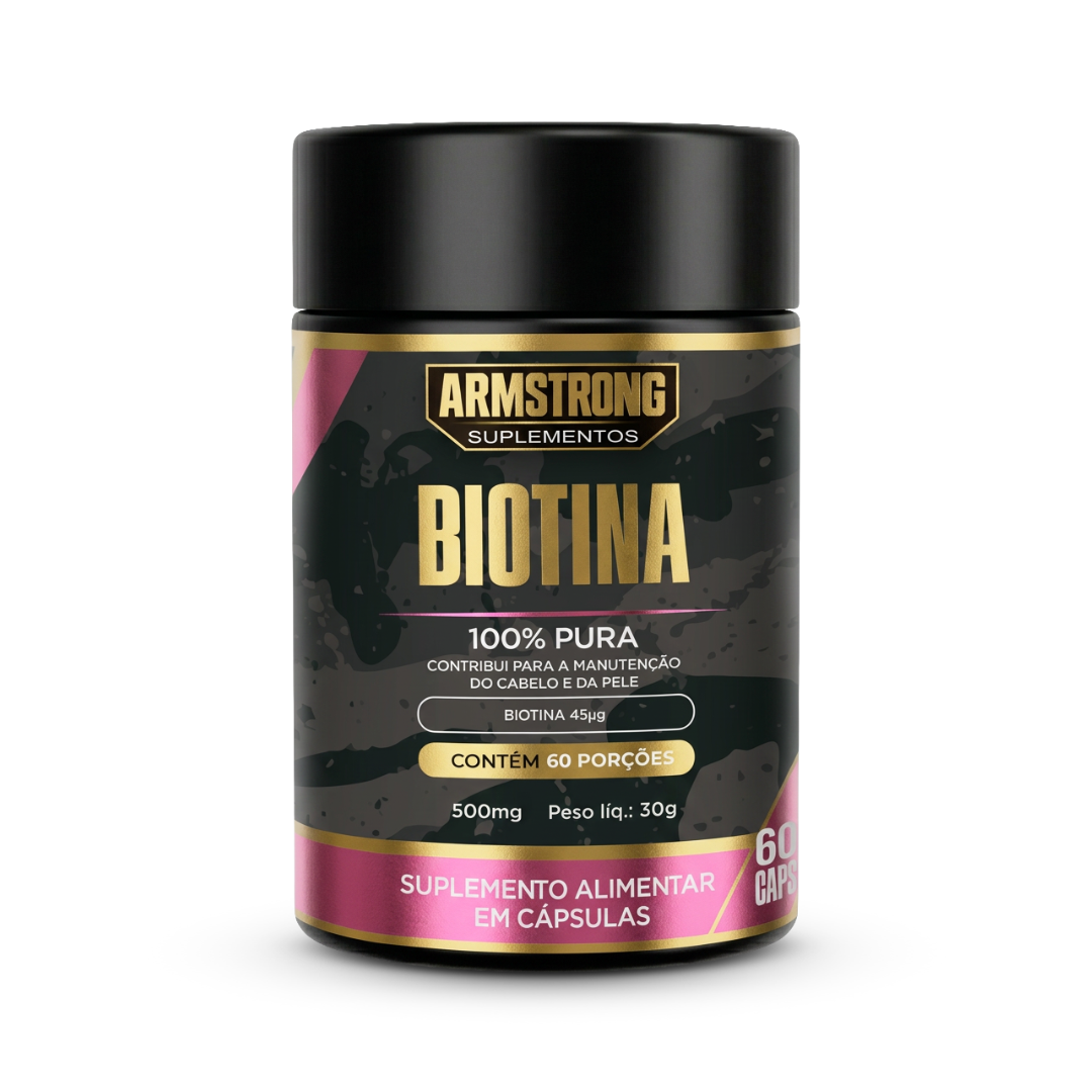 Biotina Armstrong – Armstrong Suplementos (60 Cápsulas)