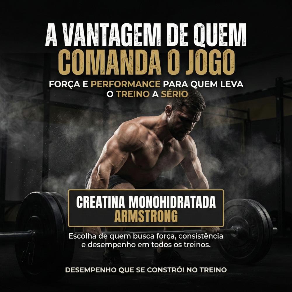 Creatina Monohidratada Armstrong Suplementos – 100% Pura (150g)
