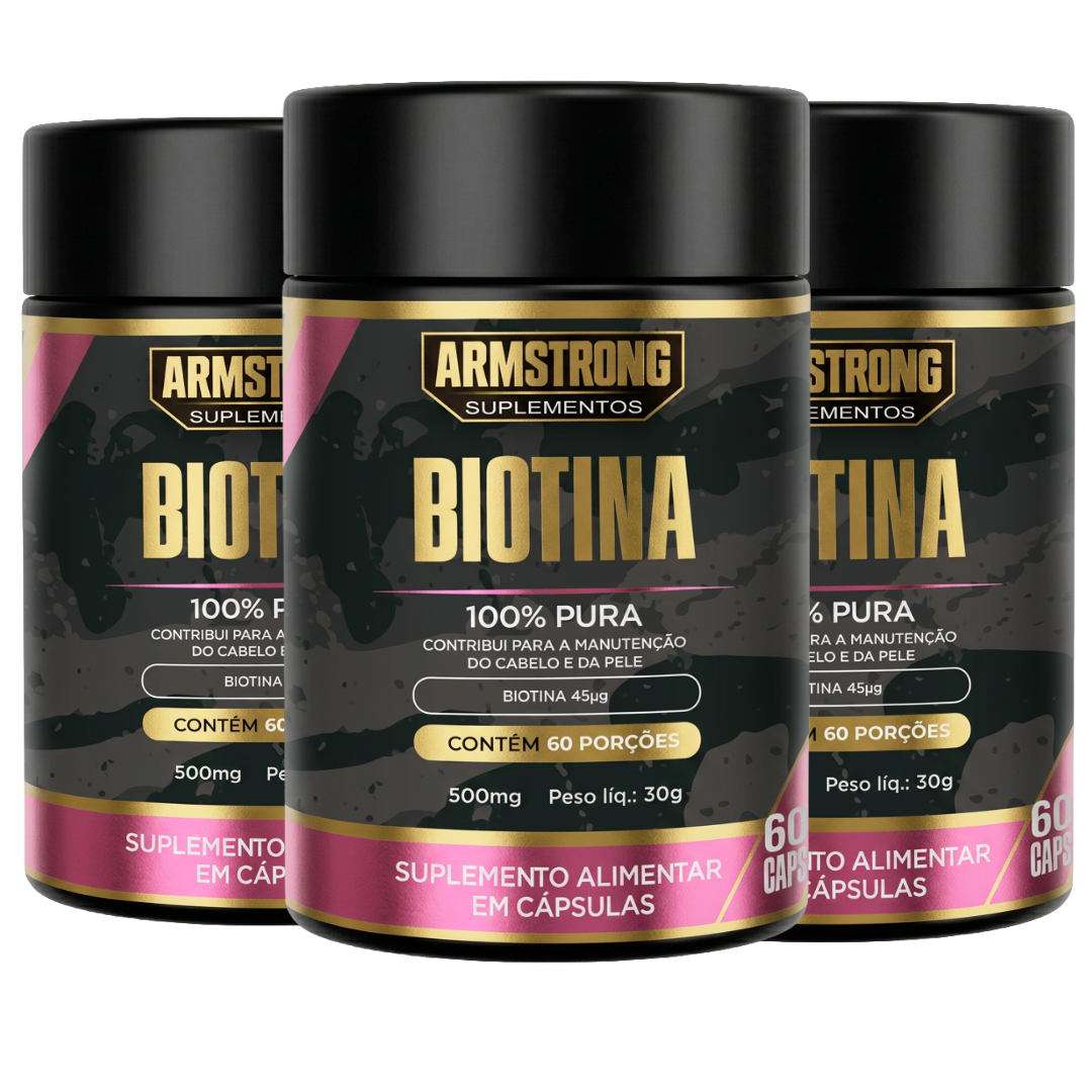 Kit 03 Biotina Armstrong – Armstrong Suplementos