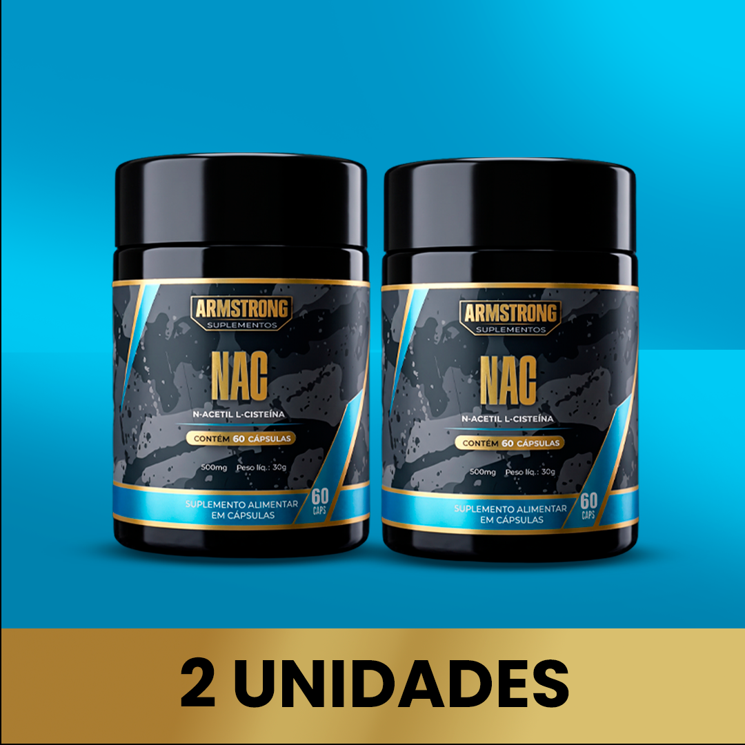 Kit 02 NAC N-Acetil L-Cisteína 400mg Armstrong Suplementos
