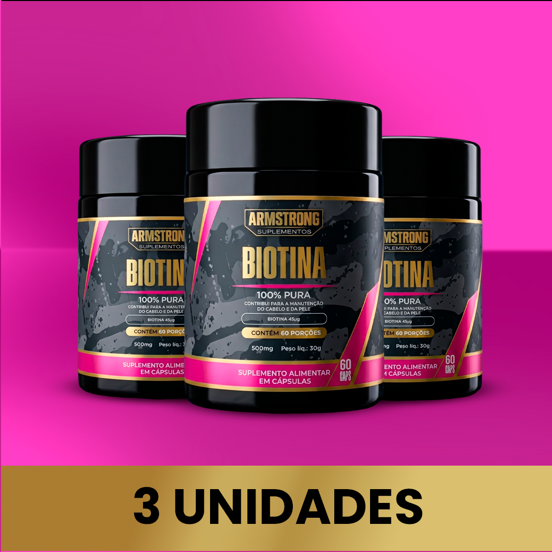 Kit 03 Biotina Armstrong – Armstrong Suplementos