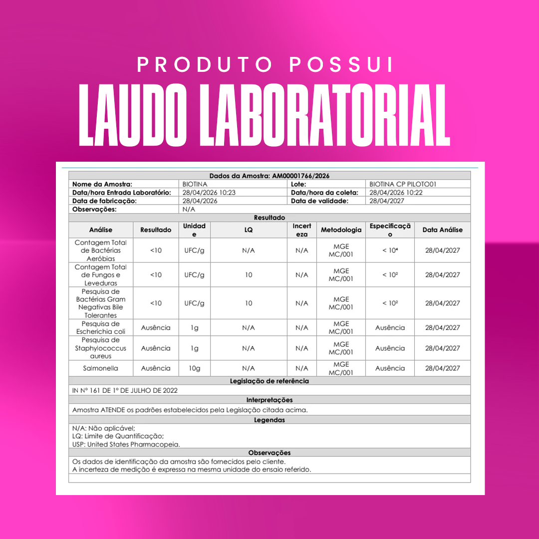 Biotina Armstrong – Armstrong Suplementos (60 Cápsulas)