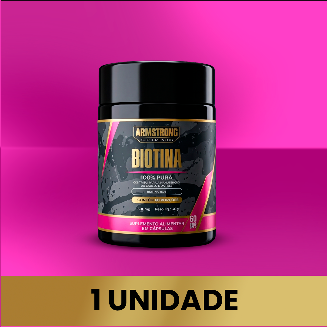 Biotina Armstrong – Armstrong Suplementos (60 Cápsulas)