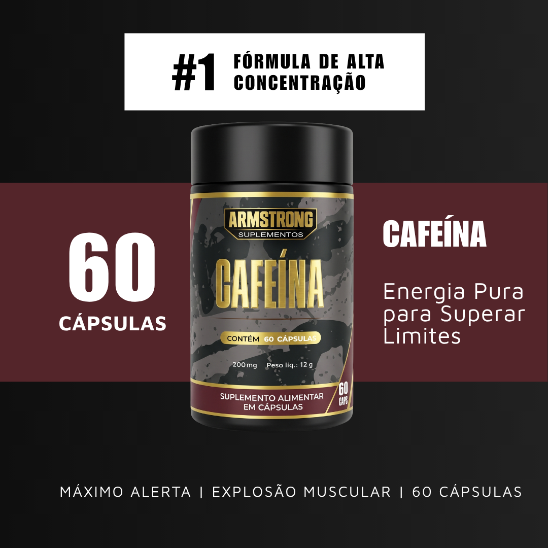 Cafeína Armstrong – 200mg (60 Cápsulas)