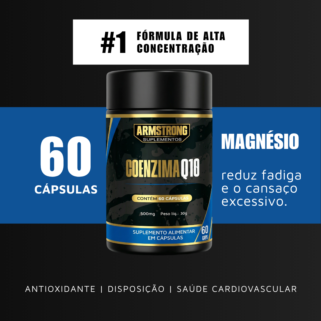 Coenzima Q10 Armstrong – 200mg (60 Cápsulas)