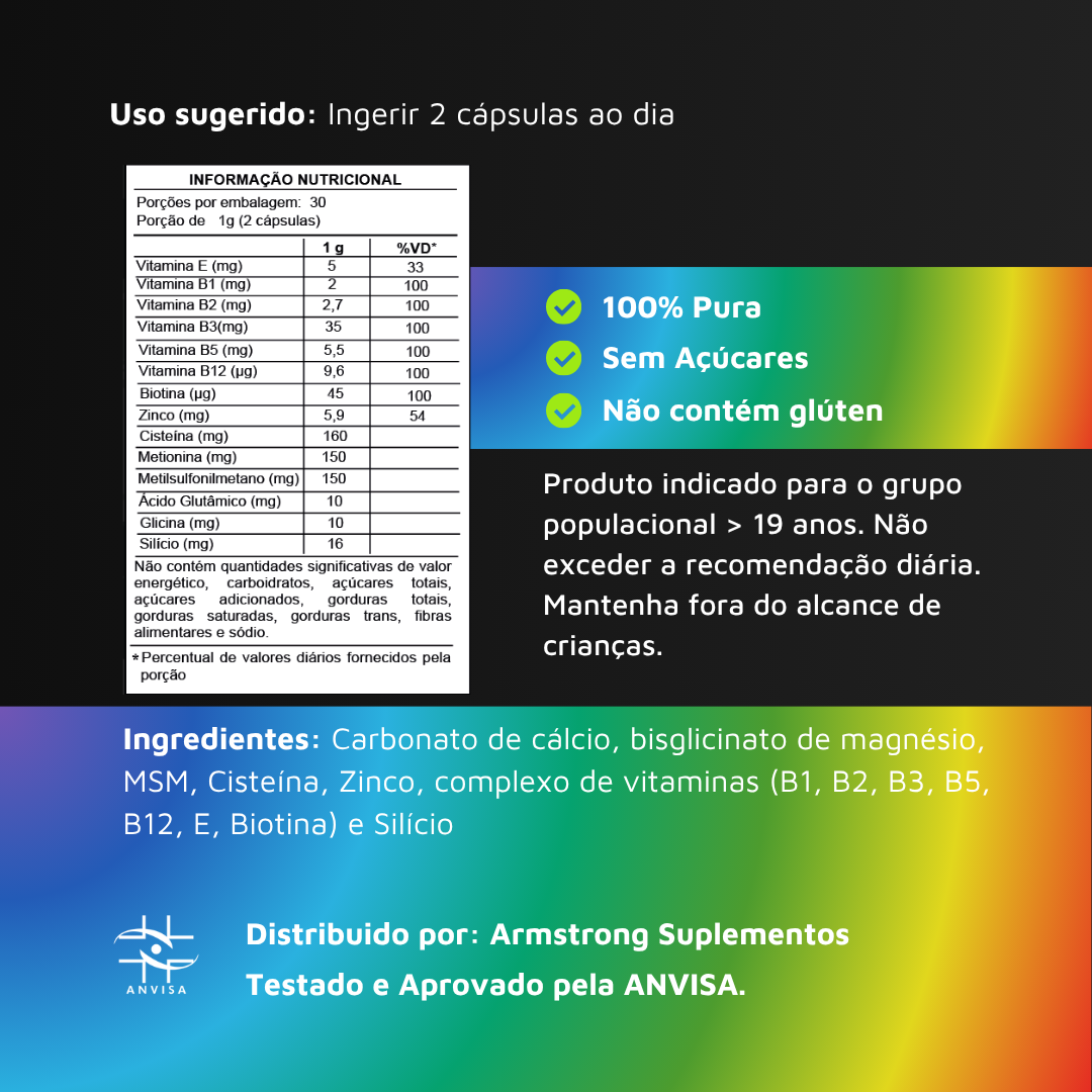 Multivitamínico Completo Armstrong – 60 Cápsulas