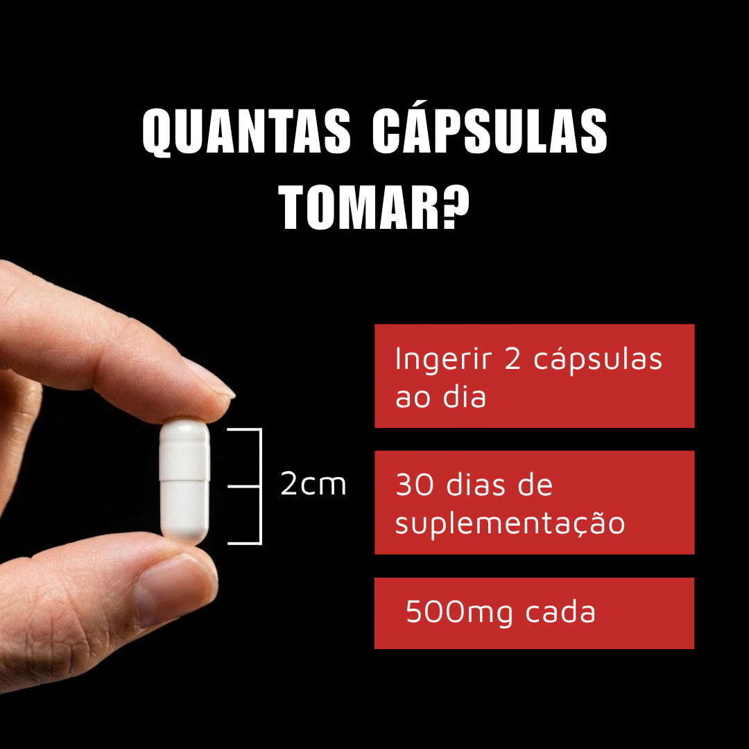 Termogênico Armstrong – Cafeína, L-Carnitina e Taurina (60 Cápsulas)
