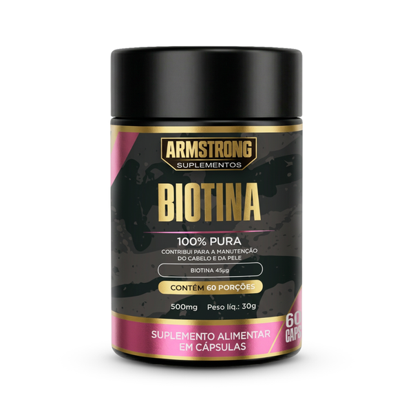 Biotina Armstrong – Armstrong Suplementos (60 Cápsulas)