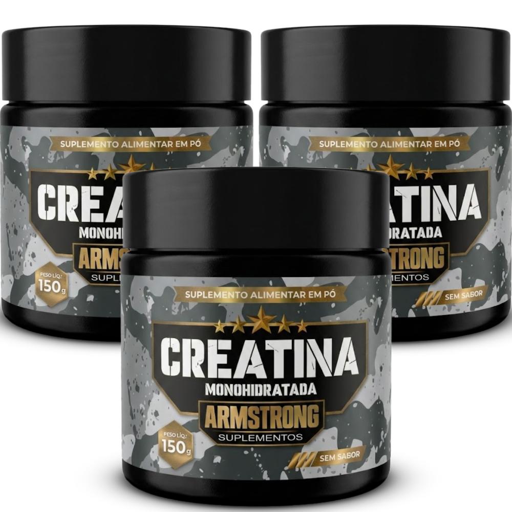 Creatina Monohidratada Armstrong Suplementos – 100% Pura (150g)