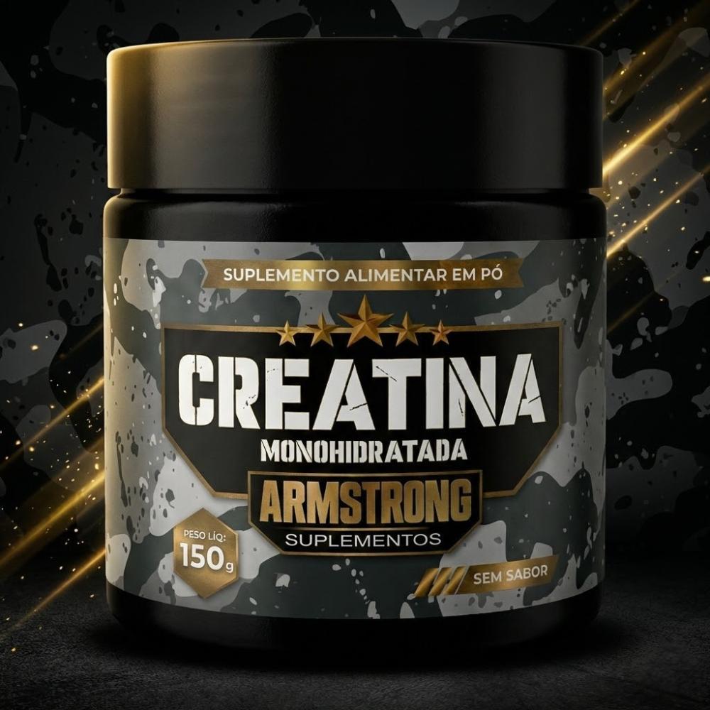 Creatina Monohidratada Armstrong Suplementos – 100% Pura (150g)