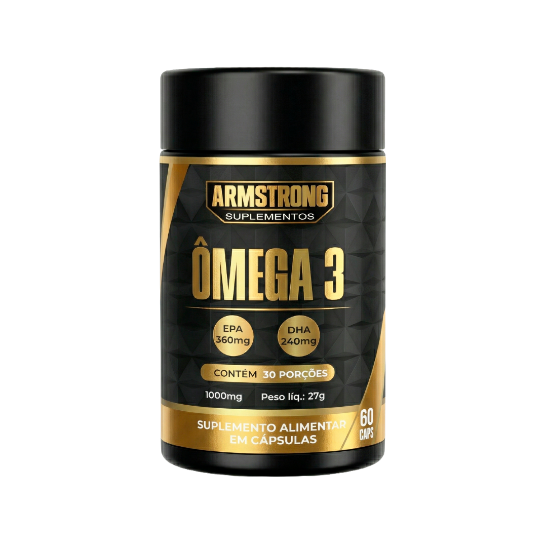 Ômega 3 Alta Concentração 360 EPA 240 DHA - 60 Cápsulas Armstrong