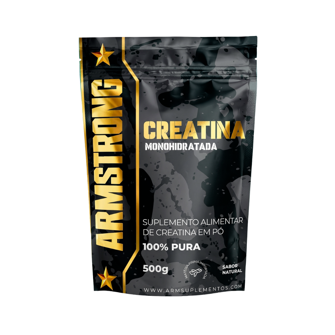 Creatina Monohidratada Armstrong Suplementos – 100% Pura (500g)