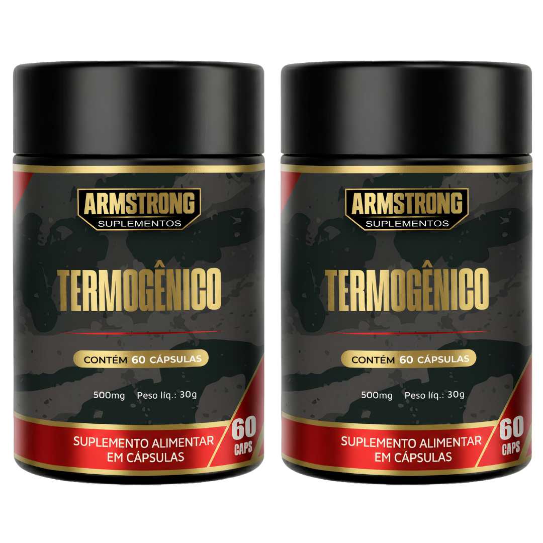 Kit 02 Termogênico Armstrong – Cafeína, L-Carnitina e Taurina