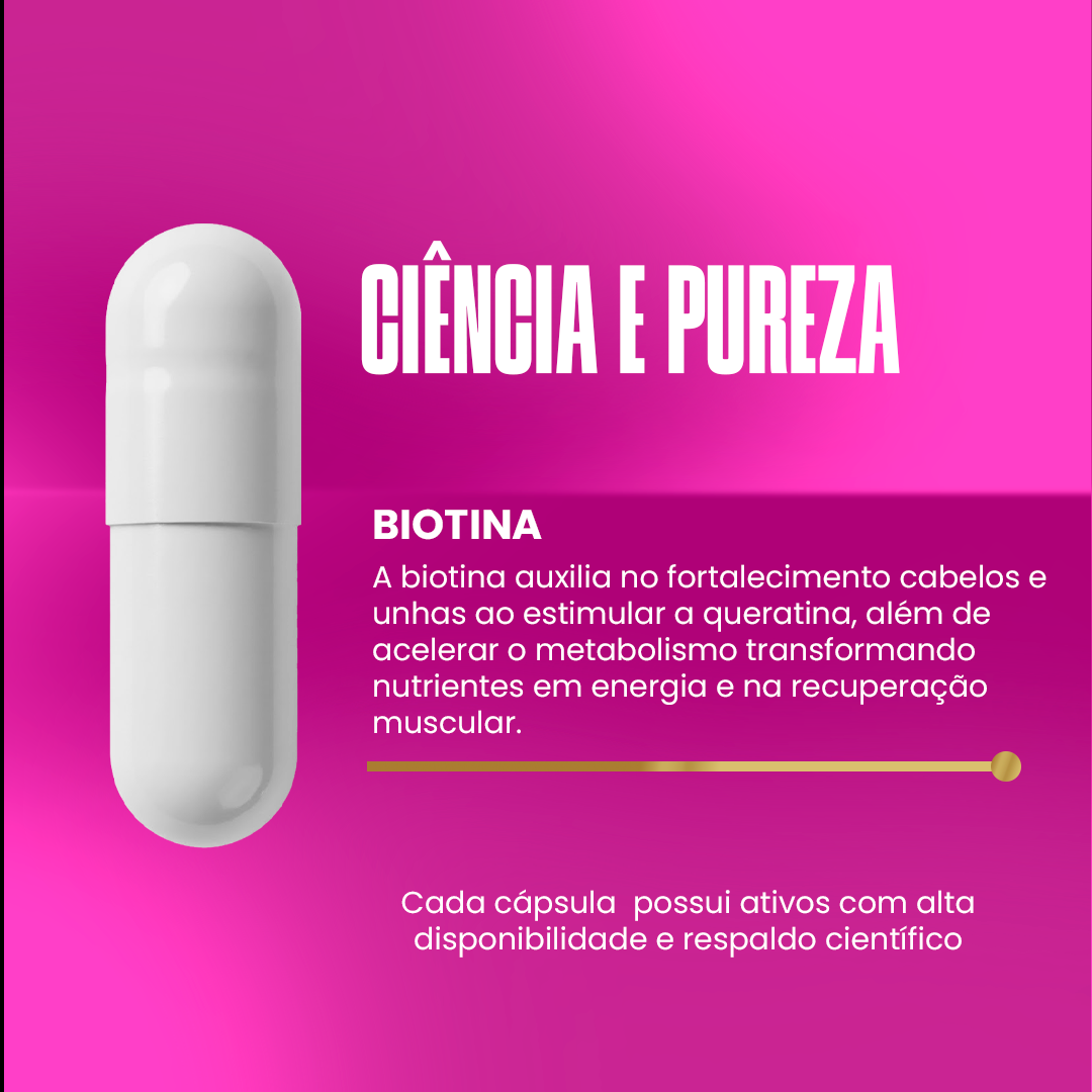 Biotina Armstrong – Armstrong Suplementos (60 Cápsulas)