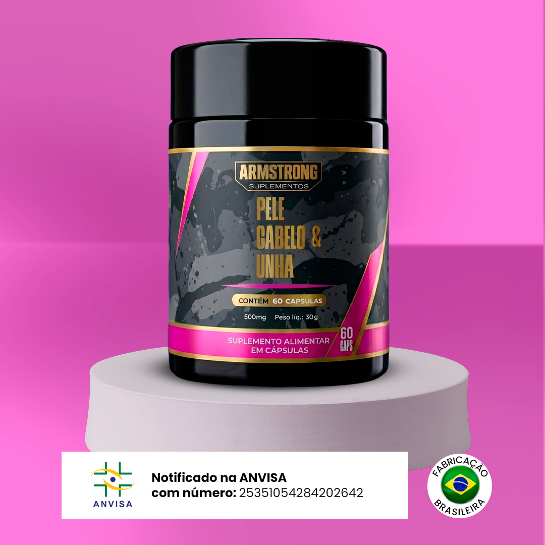 Kit 03 Pele, Cabelo & Unha Armstrong – 30 Cápsulas