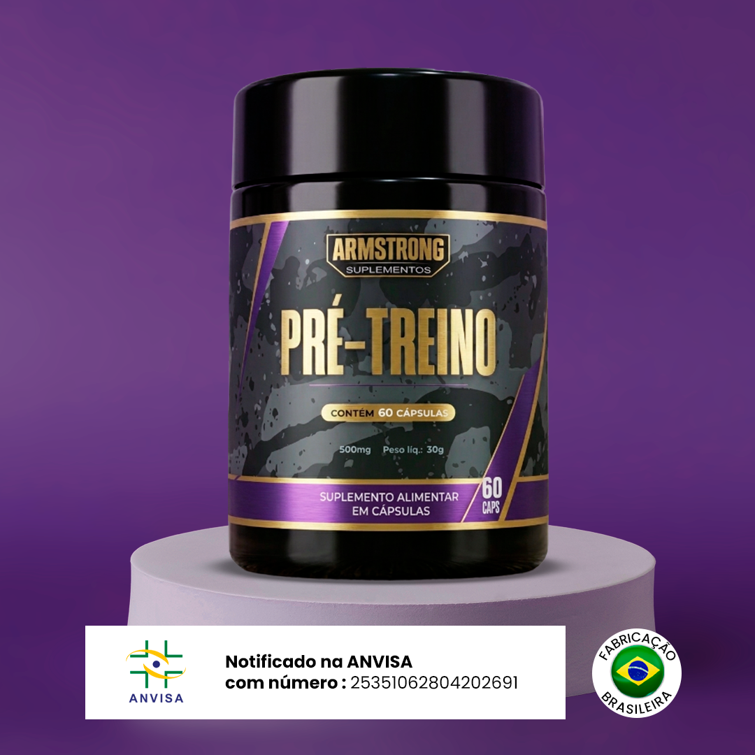 Pré-Treino Armstrong – 60 Cápsulas