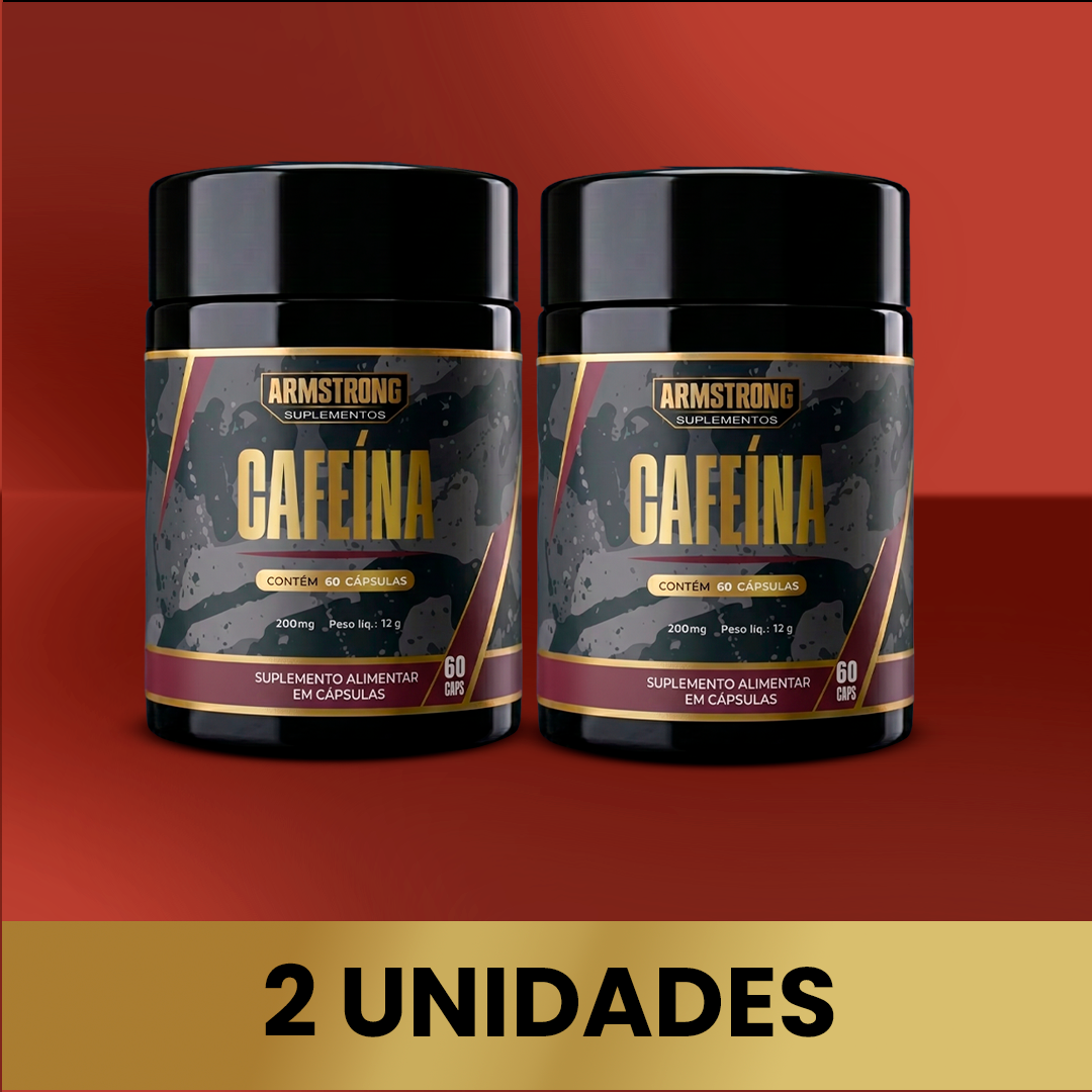 Kit 02 Cafeína Armstrong – 200mg (60 Cápsulas)