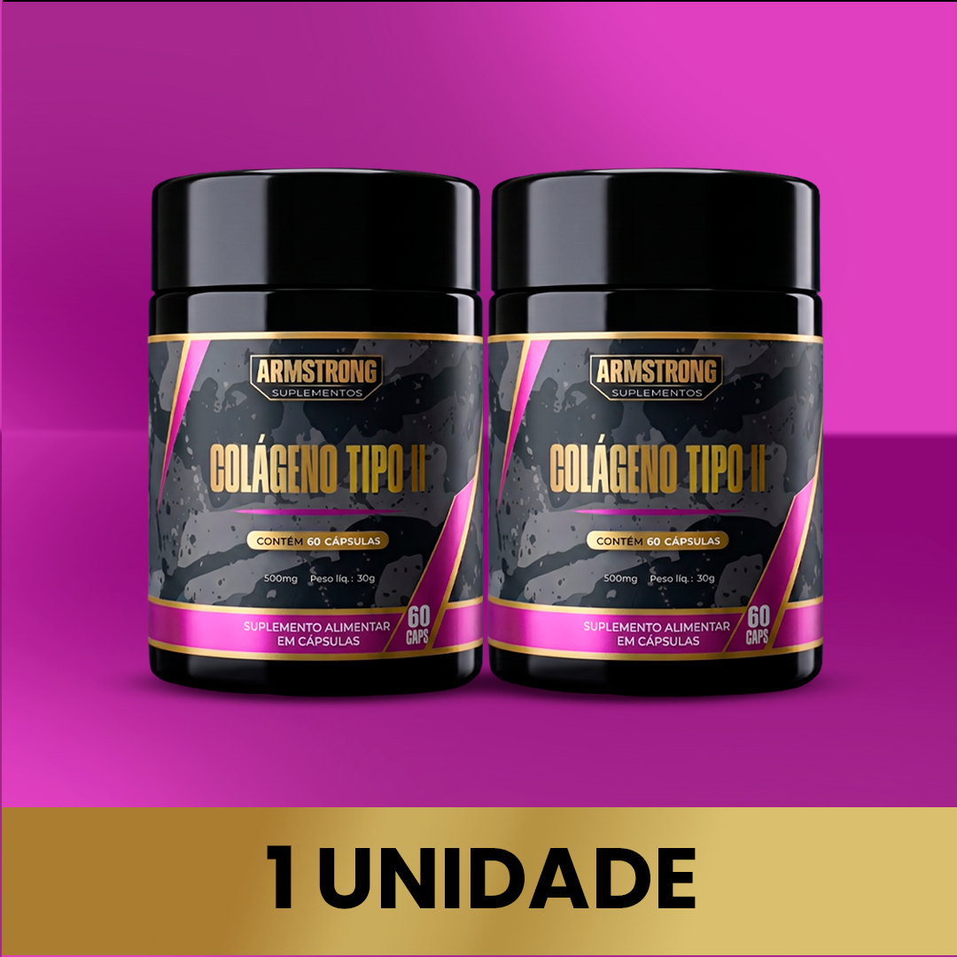 Kit 02 Colágeno Tipo II Armstrong – Com MSM e Ácido Hialurônico