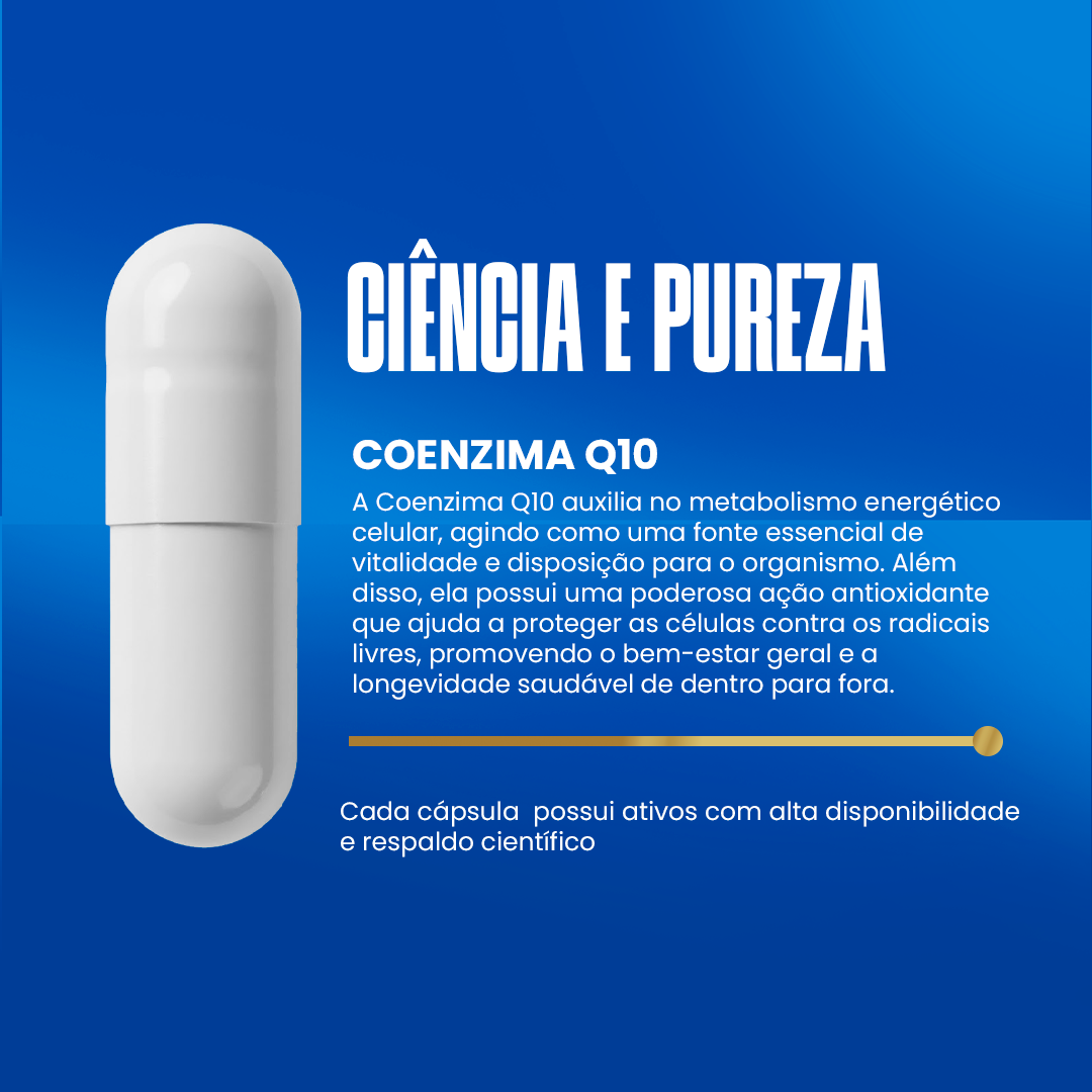 Coenzima Q10 Armstrong – 200mg (60 Cápsulas)