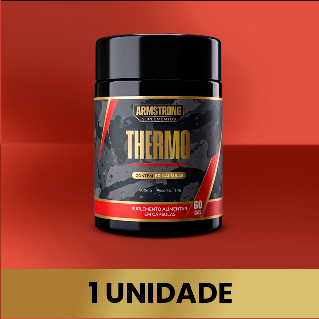 Termogênico Armstrong – Cafeína, L-Carnitina e Taurina (60 Cápsulas)