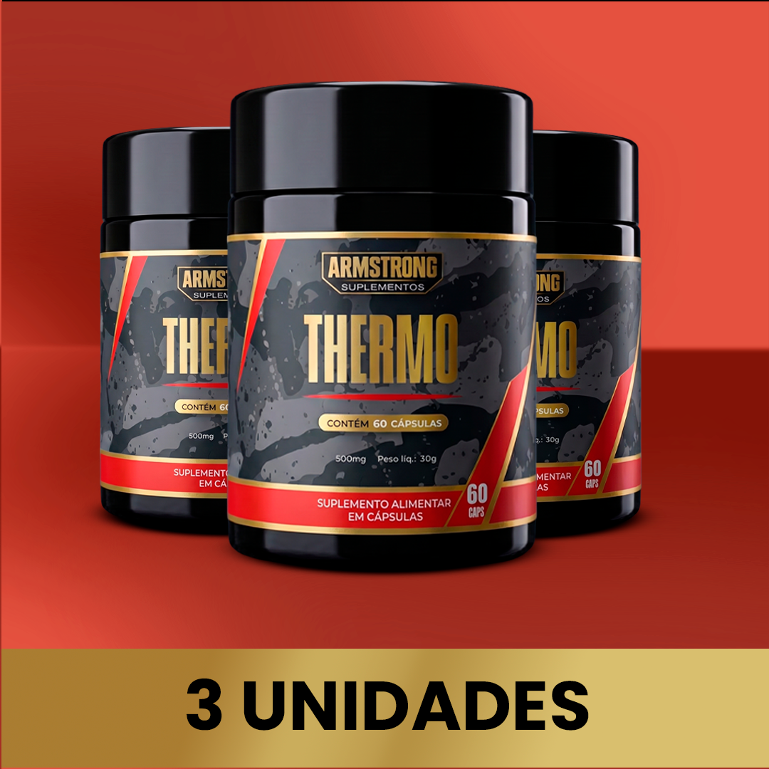 Kit 03 Termogênico Armstrong – Cafeína, L-Carnitina e Taurina