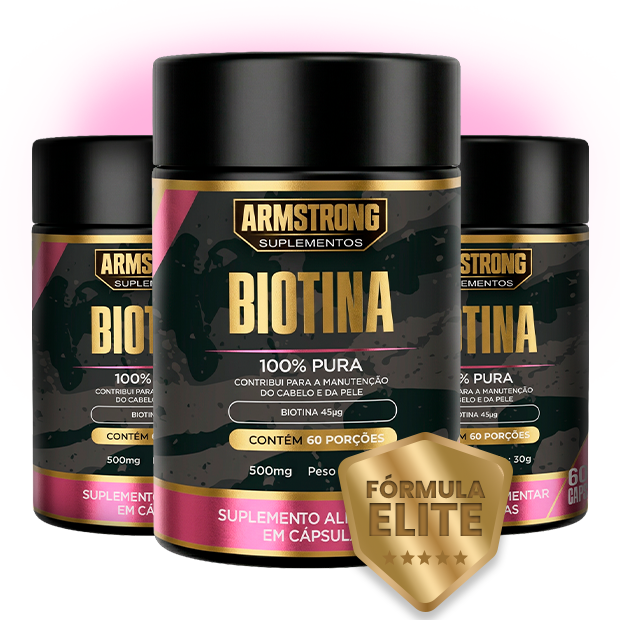 Biotina Armstrong – Armstrong Suplementos (60 Cápsulas)